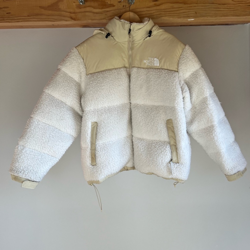 Mens The North Face Nuptse Sherpa High Pile Down Insulated Jacket